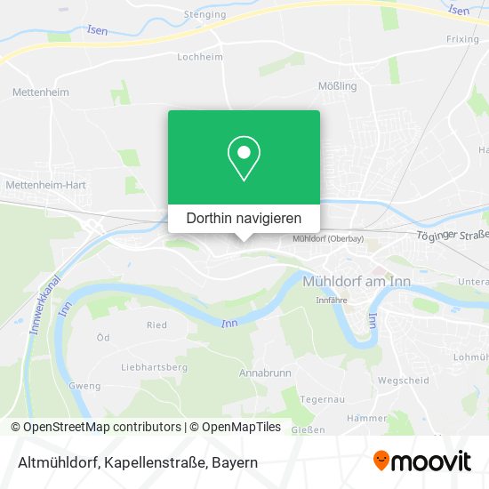 Altmühldorf, Kapellenstraße Karte