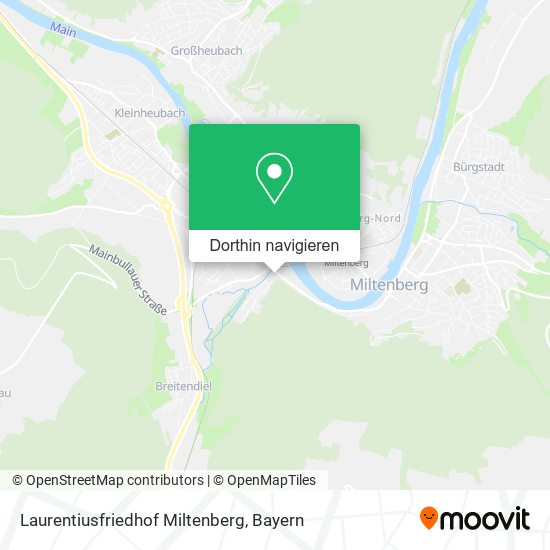 Laurentiusfriedhof Miltenberg Karte
