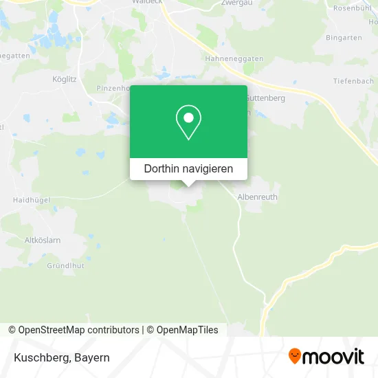 Kuschberg Karte