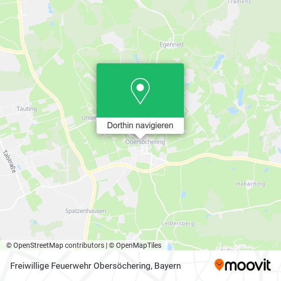 Freiwillige Feuerwehr Obersöchering Karte