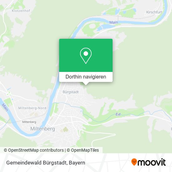Gemeindewald Bürgstadt Karte