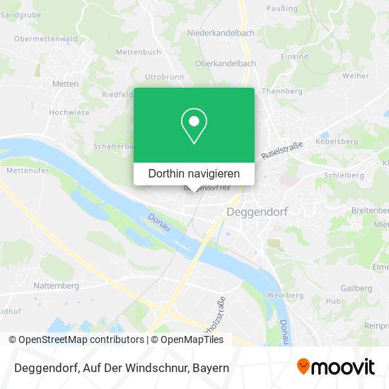 Deggendorf, Auf Der Windschnur Karte