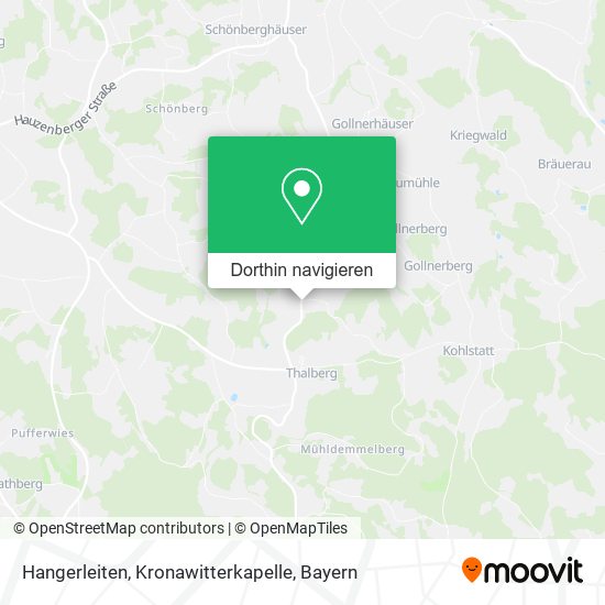 Hangerleiten, Kronawitterkapelle Karte