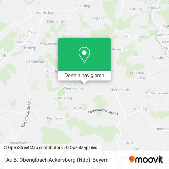Au B. Oberiglbach,Ackersberg (Ndb) Karte