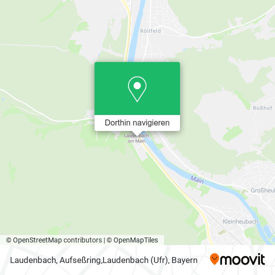 Laudenbach, Aufseßring,Laudenbach (Ufr) Karte