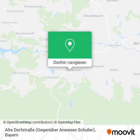 Alte Dorfstraße (Gegenüber Anwesen Schuller) Karte