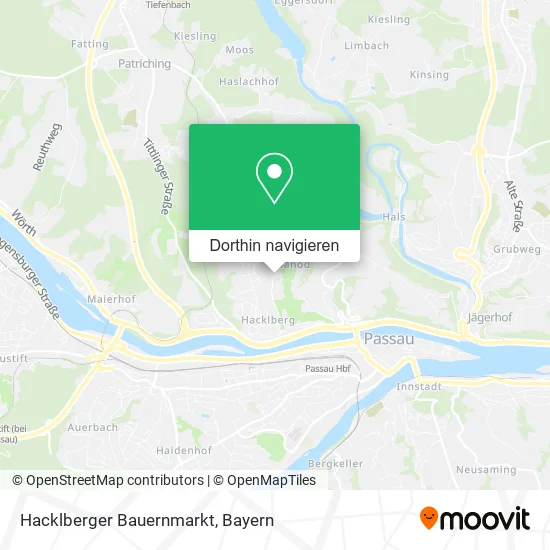 Hacklberger Bauernmarkt Karte