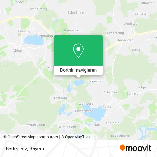 Badeplatz Karte