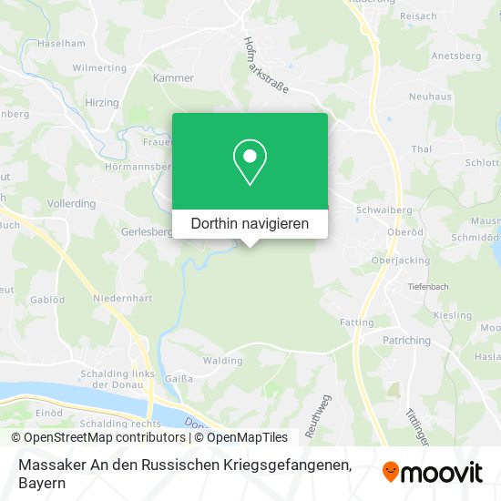 Massaker An den Russischen Kriegsgefangenen Karte