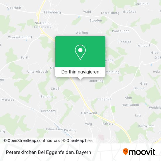 Peterskirchen Bei Eggenfelden Karte