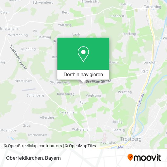 Oberfeldkirchen Karte