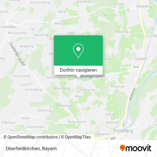 Oberfeldkirchen Karte