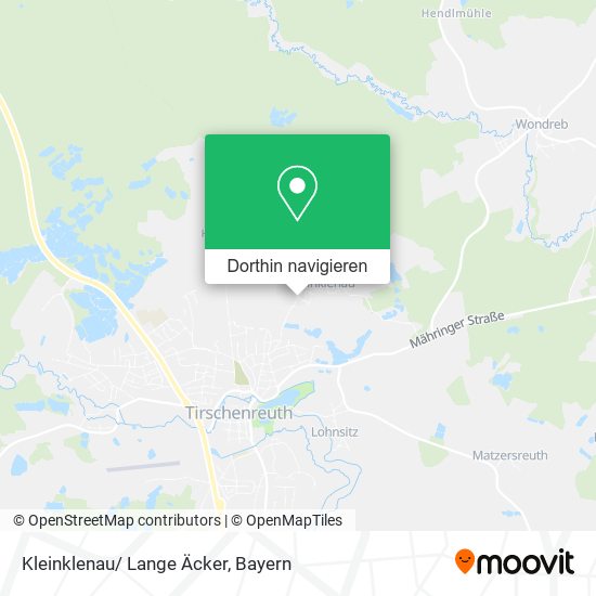 Kleinklenau/ Lange Äcker Karte