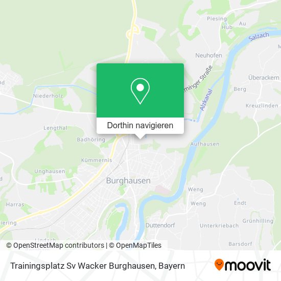 Trainingsplatz Sv Wacker Burghausen Karte