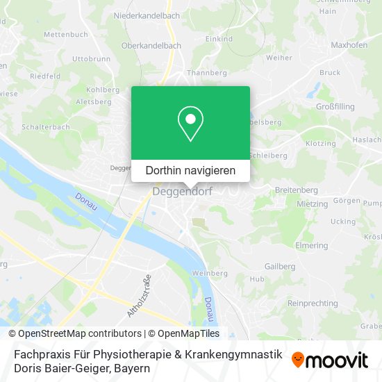 Fachpraxis Für Physiotherapie & Krankengymnastik Doris Baier-Geiger Karte
