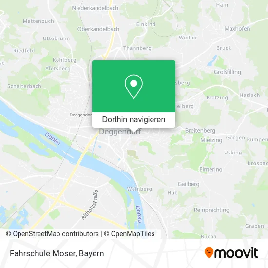 Fahrschule Moser Karte