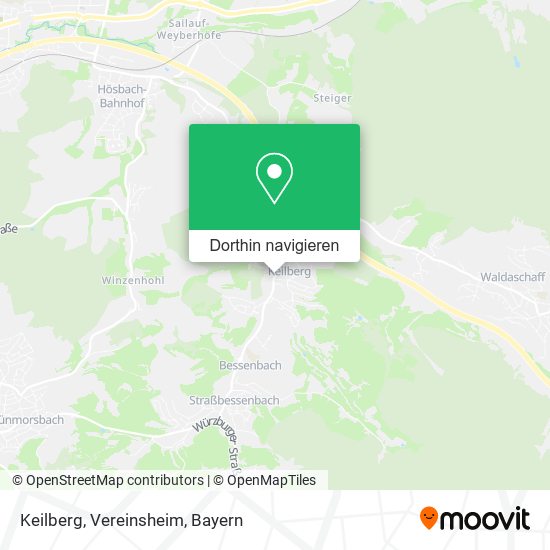 Keilberg, Vereinsheim Karte