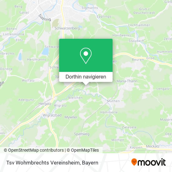 Tsv Wohmbrechts Vereinsheim Karte