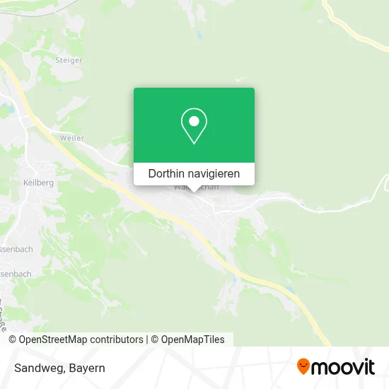 Sandweg Karte