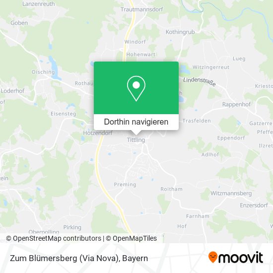 Zum Blümersberg (Via Nova) Karte