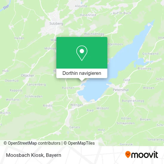Moosbach Kiosk Karte