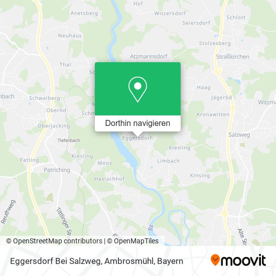 Eggersdorf Bei Salzweg, Ambrosmühl Karte
