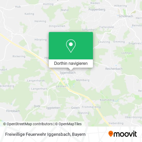 Freiwillige Feuerwehr Iggensbach Karte