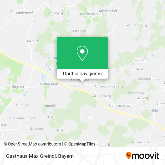 Gasthaus Max Greindl Karte