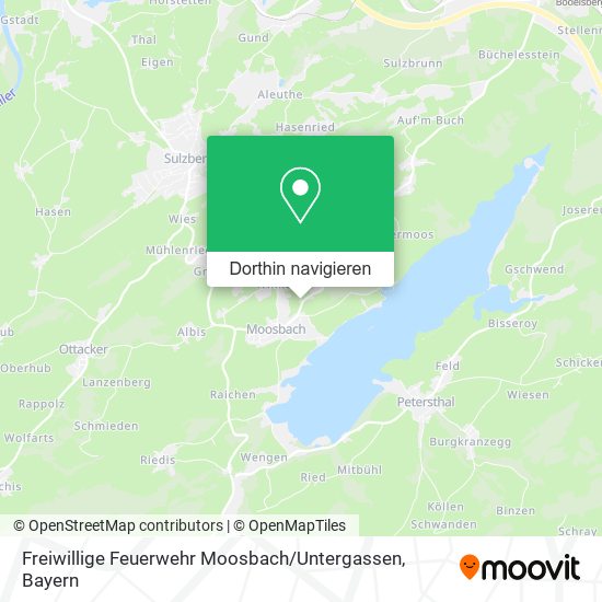 Freiwillige Feuerwehr Moosbach / Untergassen Karte