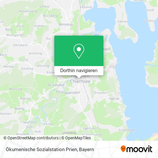 Ökumenische Sozialstation Prien Karte