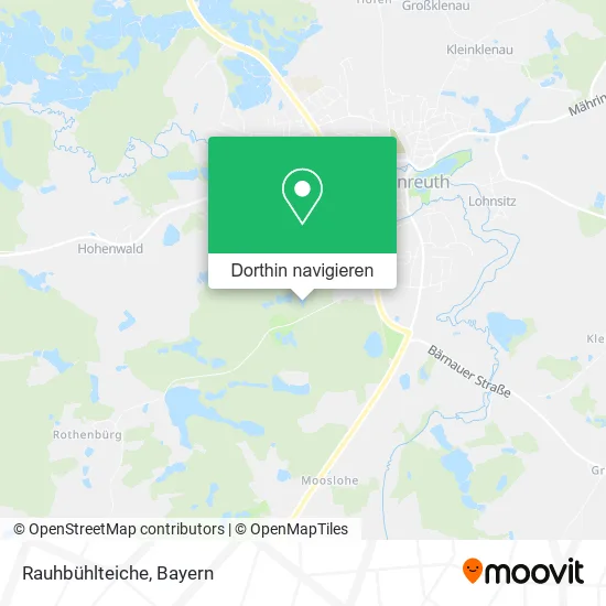 Rauhbühlteiche Karte