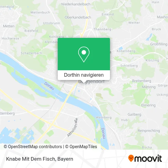 Knabe Mit Dem Fisch Karte