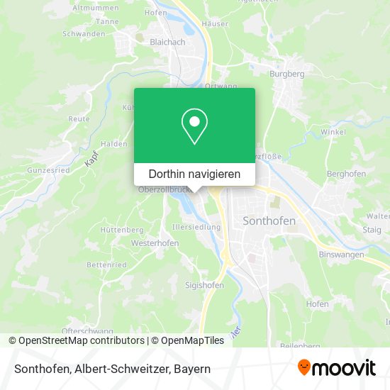 Sonthofen, Albert-Schweitzer Karte