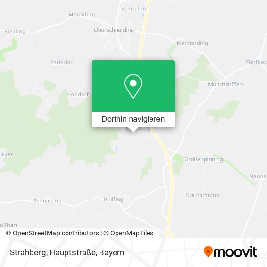 Strähberg, Hauptstraße Karte
