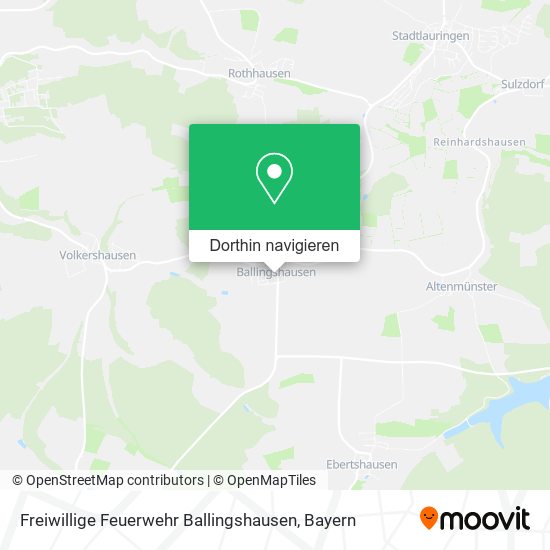 Freiwillige Feuerwehr Ballingshausen Karte