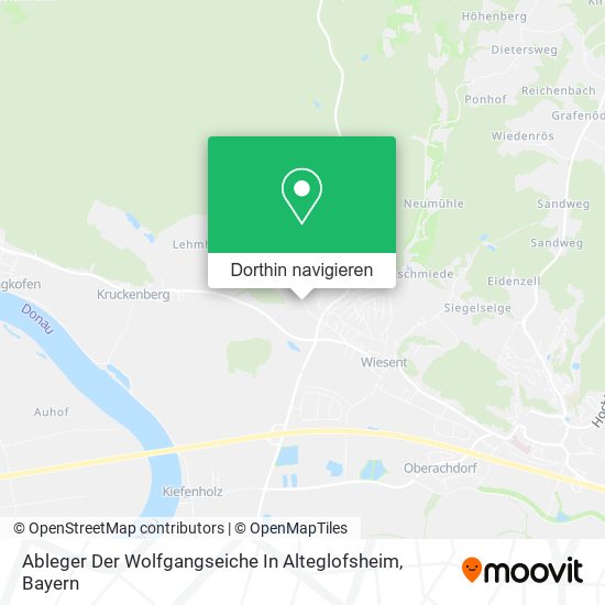 Ableger Der Wolfgangseiche In Alteglofsheim Karte