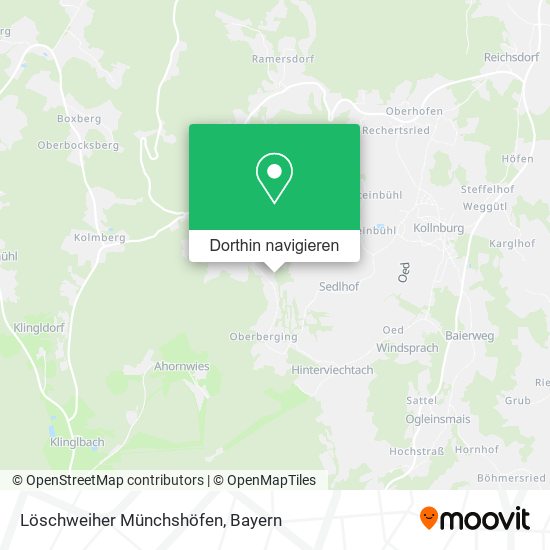 Löschweiher Münchshöfen Karte