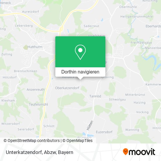 Unterkatzendorf, Abzw Karte