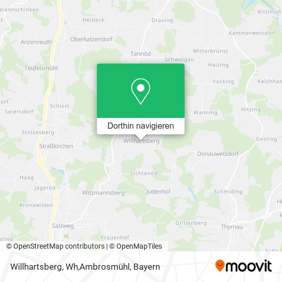 Willhartsberg, Wh,Ambrosmühl Karte
