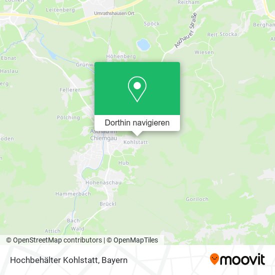 Hochbehälter Kohlstatt Karte