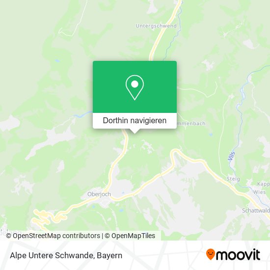 Alpe Untere Schwande Karte