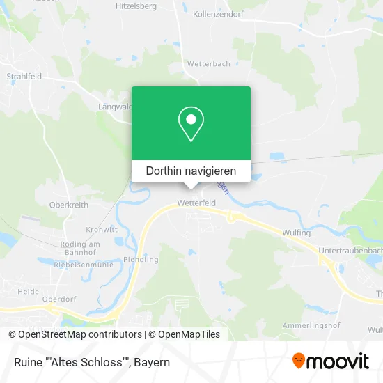 Ruine ""Altes Schloss"" Karte