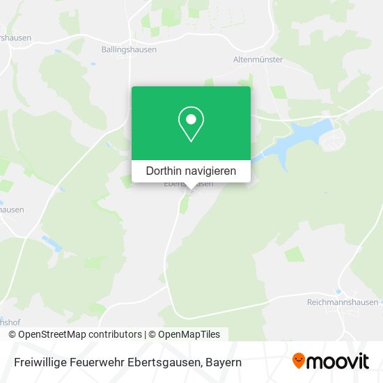 Freiwillige Feuerwehr Ebertsgausen Karte