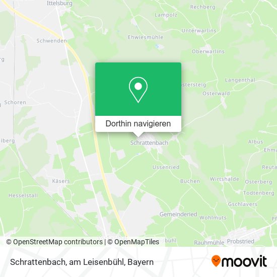 Schrattenbach, am Leisenbühl Karte