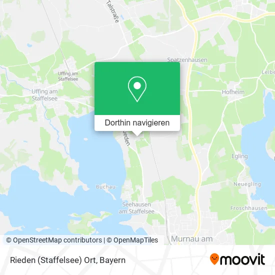 Rieden (Staffelsee) Ort Karte