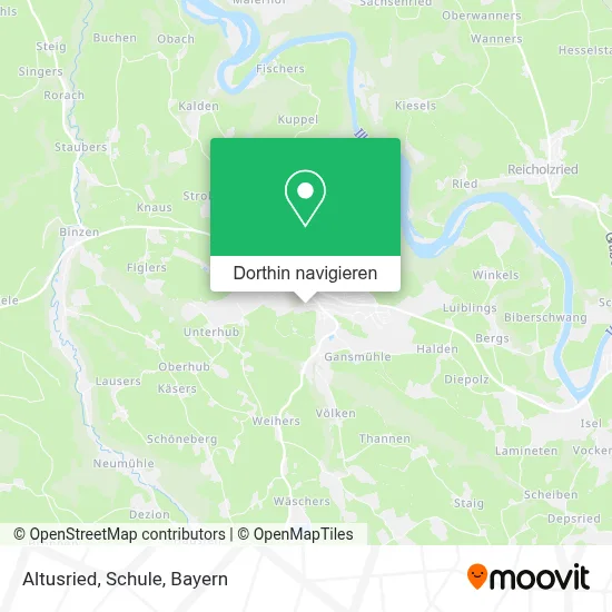 Altusried, Schule Karte