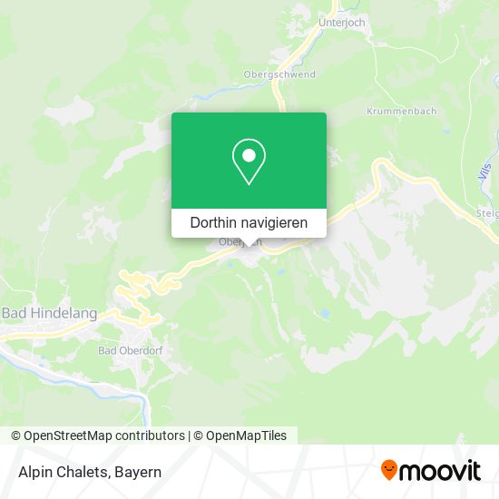 Alpin Chalets Karte