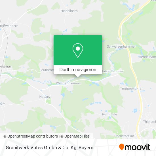Granitwerk Vates Gmbh & Co. Kg Karte