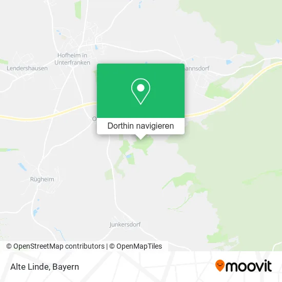 Alte Linde Karte
