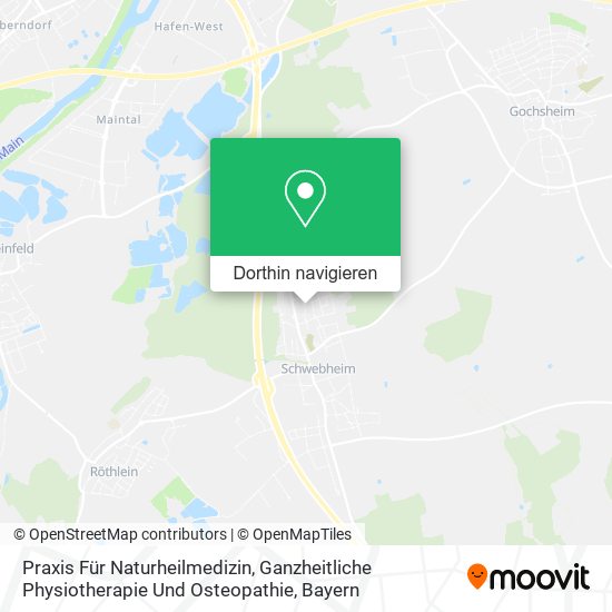Praxis Für Naturheilmedizin, Ganzheitliche Physiotherapie Und Osteopathie Karte